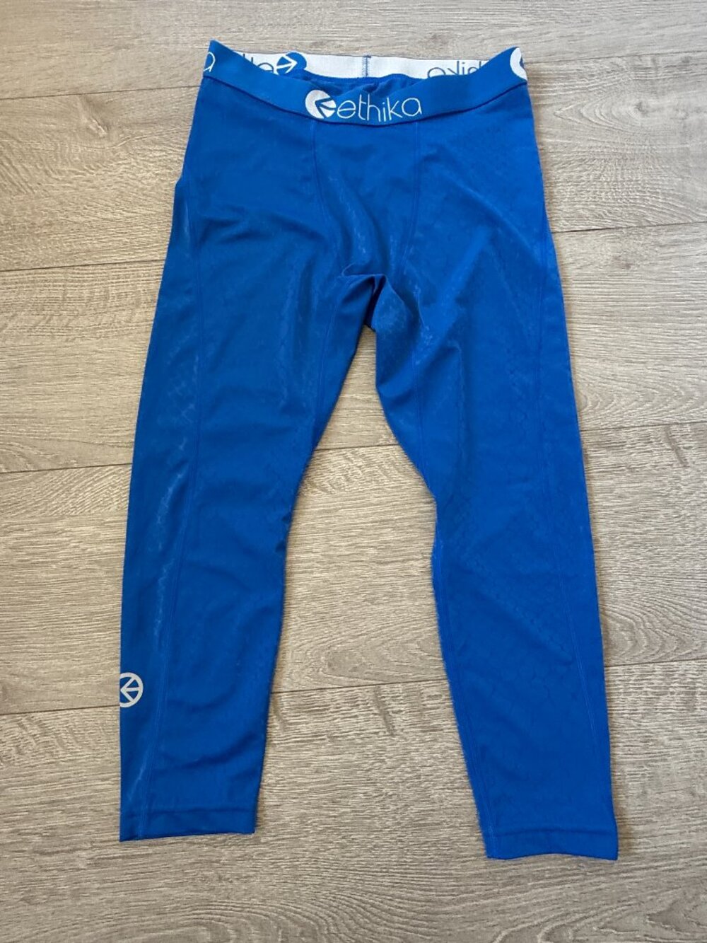 Ethika Royal Blue 3/4 Tight M NWOT